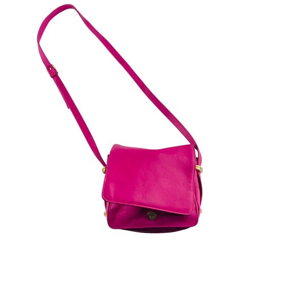Tignanello Pink Crossbody Bag With Adjustable Strap & Zipper Pocket - Picture 1 of 6